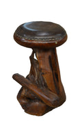 Old Growth Teak Root Counter Stool