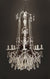 Classic Crystal and Iron Chandelier