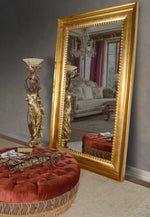 The Mammoth Wood Mirror Gold Leaf