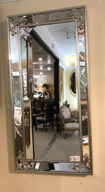 Monte Carlo Silver Vertical Mirror