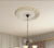 Cream French Petite Round Ceiling Medallion  24 Inch Diameter