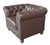 Classic Chesterfield Chair Brown