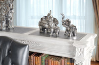 Chrome Elephants Set of 3