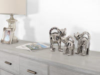 Chrome Raccoons Set of 3