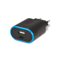 Forever TC-03 charger 1x USB 1x USB-C 3,1A black