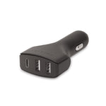 Forever CC-05 car charger 2x USB 1x USB-C 4.8A black