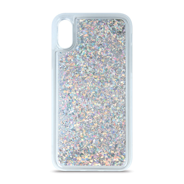 Liquid Sparkle TPU case for Huawei P Smart 2019 / Honor 10 Lite silver