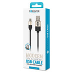 Forever Modern cable USB - microUSB 1,0 m 2A black