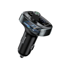 Baseus transmiter FM T-Type Bluetooth MP3 car charger black