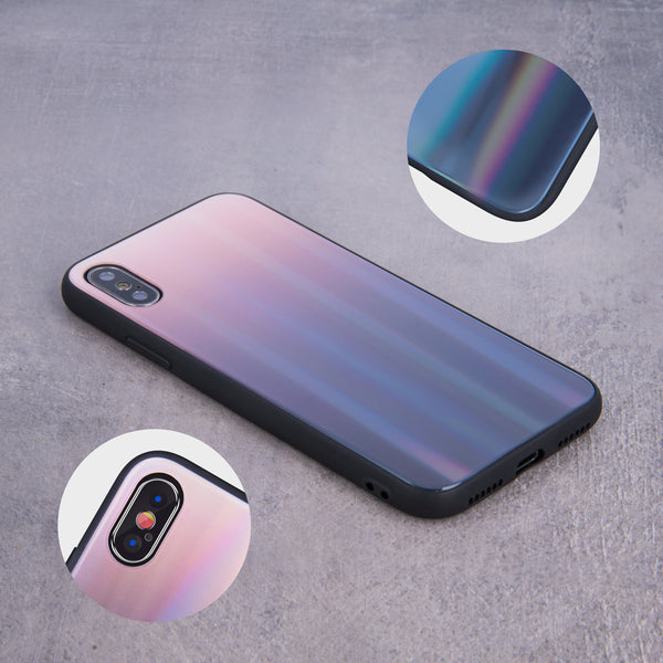 Aurora Glass case for Huawei P Smart 2019 / Honor 10 Lite brown-black