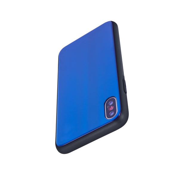 Aurora Glass case for Samsung Galaxy A71 dark blue
