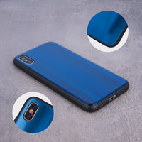 Aurora Glass case for Samsung Galaxy A42 5G dark blue