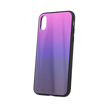 Aurora Glass case for Huawei P20 Lite pink-black