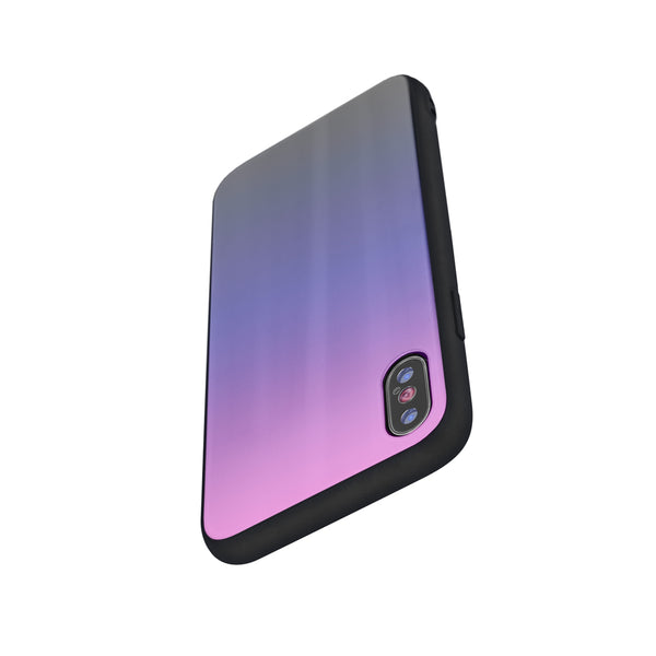 Aurora Glass case for Xiaomi Redmi 9T / Poco M3 pink- black