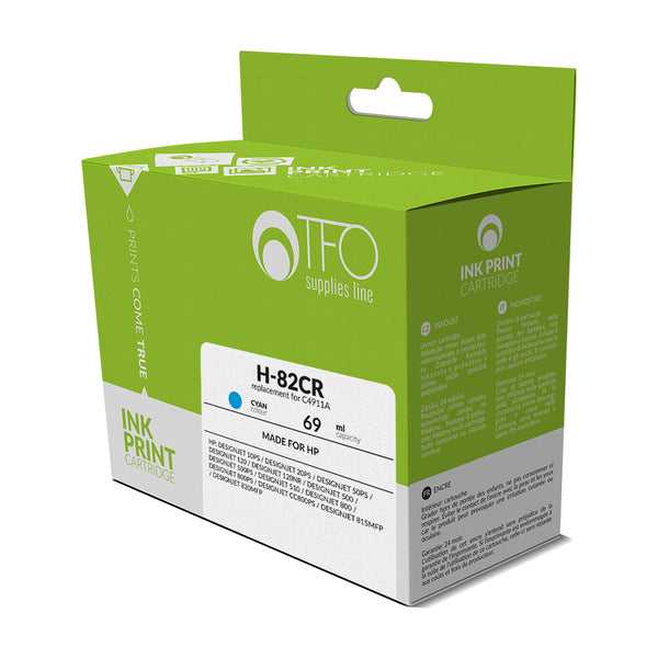 Ink H-82CR (C4911A) TFO 69ml, remanufactured