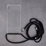 Neck strap tpu case for Samsung Galaxy S21 Ultra black