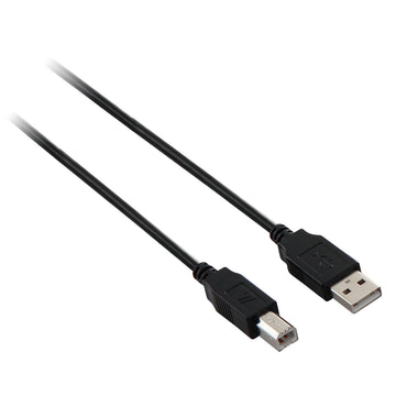 Kabel USB A v USB B V7 V7E2USB2AB-05M Črna 5 m