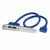 USB Cable Startech USB3SPLATE           IDC Blue