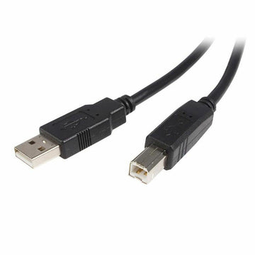 Cavo USB A con USB B Startech USB2HAB5M            Nero