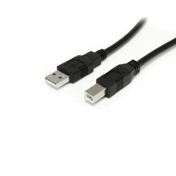 Cavo USB A con USB B Startech USB2HAB30AC          Nero