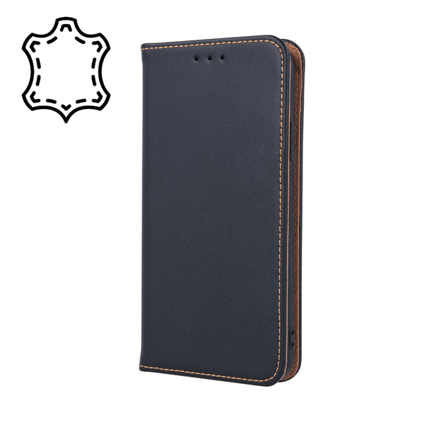 Genuine Leather Smart Pro case for iPhone 12 Pro Max 6,7&quot; black