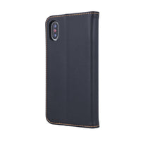 Genuine Leather Smart Pro case for Samsung Galaxy A22 4G black