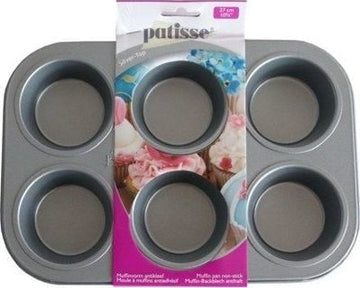 PATISSE SILVER Forma do muffinek 6szt    19x27cm