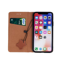 Genuine Leather Smart Pro case for iPhone 13 6,1&quot; brown