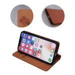 Genuine Leather Smart Pro case for iPhone 13 Mini 5,4&quot; brown