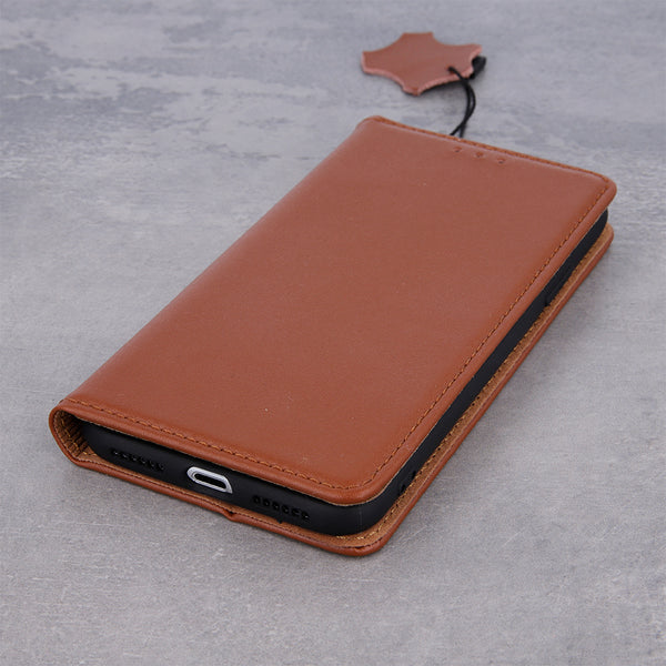 Genuine Leather Smart Pro case for iPhone 13 Pro Max 6,7&quot; brown