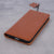 Genuine Leather Smart Pro case for Samsung Galaxy A02S brown