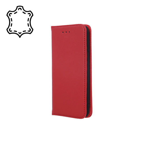 Genuine Leather Smart Pro case for Xiaomi Redmi 10 / Redmi 10 2022 / Redmi Note 11 4G (China) maroon