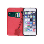 Genuine Leather Smart Pro case for iPhone 13 Mini 5,4&quot; maroon