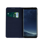 Genuine Leather Smart Pro case for Samsung Galaxy A72 4G / A72 5G navy blue