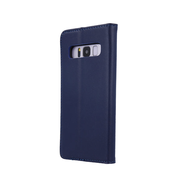 Geniune Leather Smart Pro case for Samsung Galaxy S22 navy blue