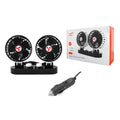 Car double fan 24V 2x5” with regulation