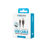 Forever cable USB - microUSB 1,0 m 1A black