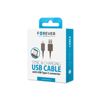 Forever cable USB - USB-C 1,0 m 1A black