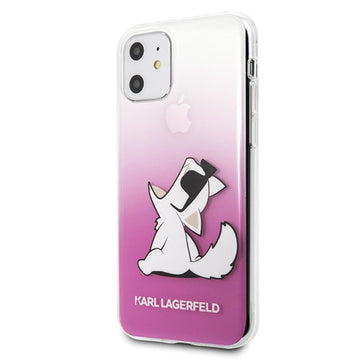 Karl Lagerfeld case for iPhone 13 Mini 5,4&quot; KLHCP13SCFNRCPI hard case pink Choupette Fun