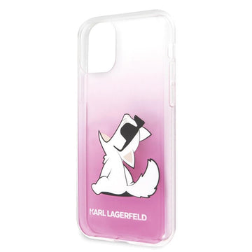 Karl Lagerfeld case for iPhone 13 Mini 5,4&quot; KLHCP13SCFNRCPI hard case pink Choupette Fun