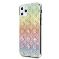 Guess case for iPhone 11 Pro GUHCN58PEOML multicolor hard case Iridescent 4G Peony