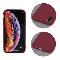 Silicon case for Huawei P30 Lite burgundy