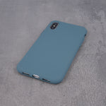 Silicon case for iPhone 7 / 8 / SE 2020 / SE 2022 gray blue