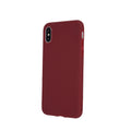 Matt TPU case for Samsung Galaxy A02S burgundy