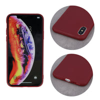 Matt TPU case for Samsung Galaxy A10 burgundy