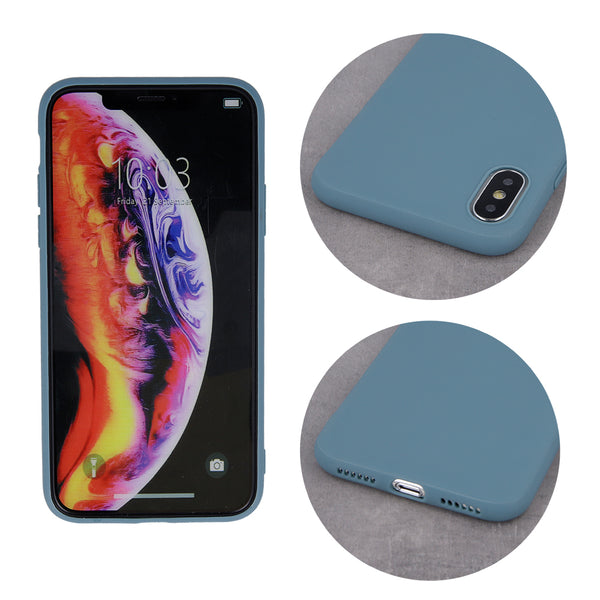 Matt TPU case for Huawei Y6 2019 gray blue