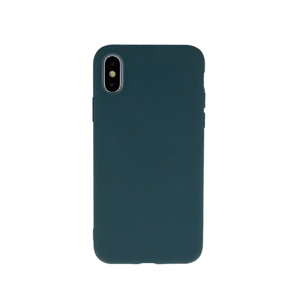 Matt TPU case for Realme C21 forest green