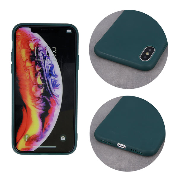 Matt TPU case for Xiaomi 11T 5G / 11T Pro 5G forest green