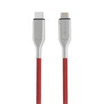 Forever Core Utra Fast MFI PD cable USB-C - Lightning 1,5 m 2,4A red