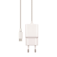 Maxlife MXTC-03 charger 2.1A white with USB-C cable 1 m